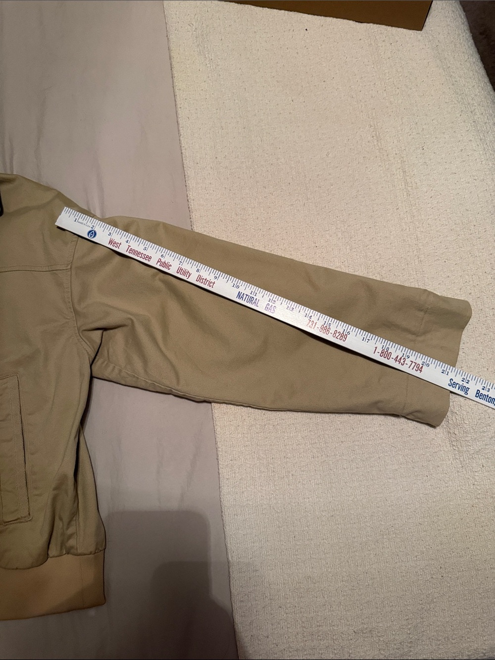 Universal Thread Cropped Double-Breasted Beige Jacket - Picture 6 of 6